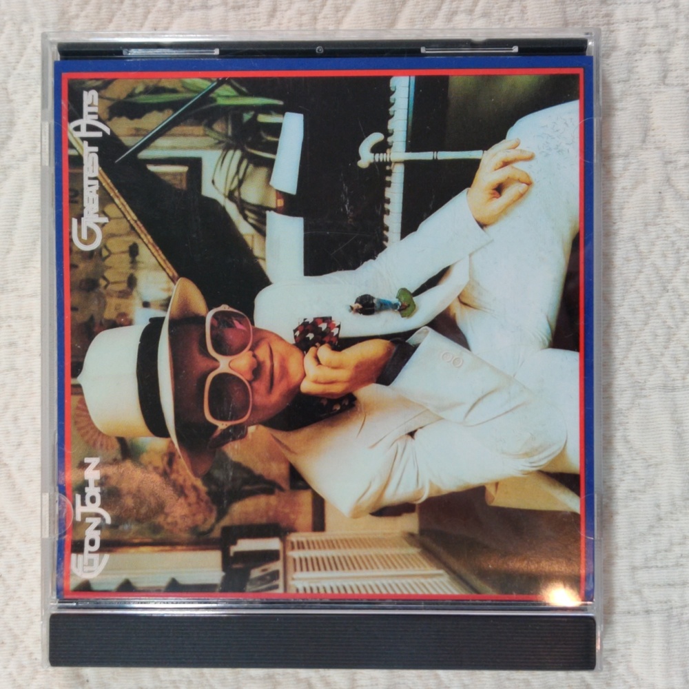 Elton John Greatest Hits Vintage 1974 CD Music Disk